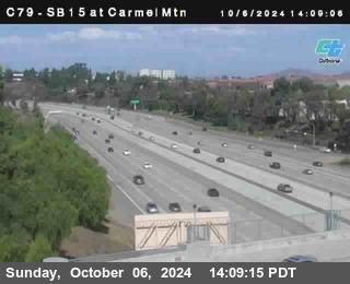 NB 15 at Carmel Mountain Rd.