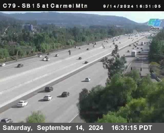 NB 15 at Carmel Mountain Rd.