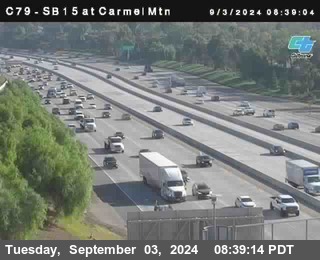 NB 15 at Carmel Mountain Rd.