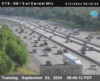 NB 15 at Carmel Mountain Rd.