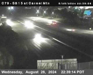 NB 15 at Carmel Mountain Rd.