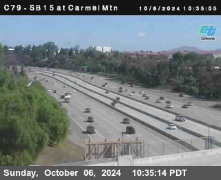 NB 15 at Carmel Mountain Rd.