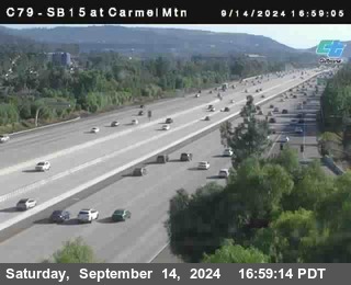 NB 15 at Carmel Mountain Rd.