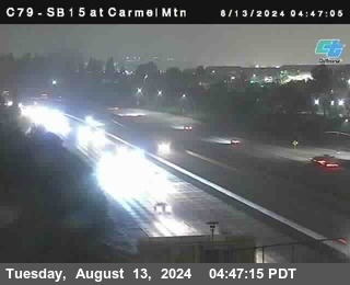 NB 15 at Carmel Mountain Rd.