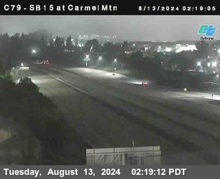 NB 15 at Carmel Mountain Rd.