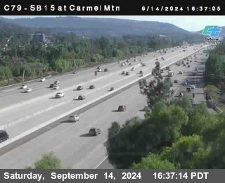 NB 15 at Carmel Mountain Rd.