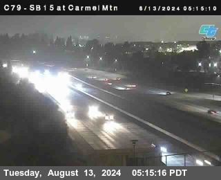 NB 15 at Carmel Mountain Rd.