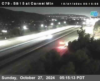 NB 15 at Carmel Mountain Rd.