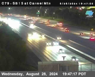 NB 15 at Carmel Mountain Rd.