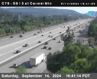 NB 15 at Carmel Mountain Rd.