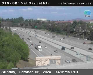 NB 15 at Carmel Mountain Rd.