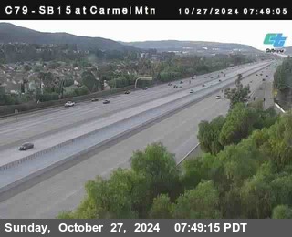 NB 15 at Carmel Mountain Rd.