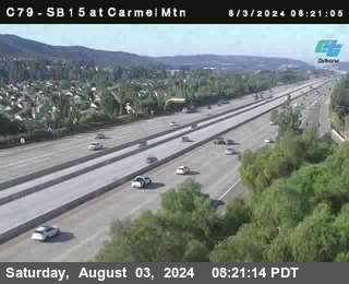 NB 15 at Carmel Mountain Rd.