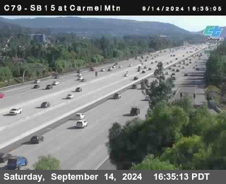 NB 15 at Carmel Mountain Rd.