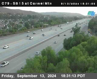 NB 15 at Carmel Mountain Rd.