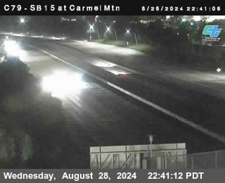 NB 15 at Carmel Mountain Rd.