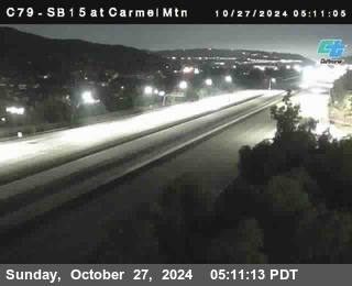 NB 15 at Carmel Mountain Rd.