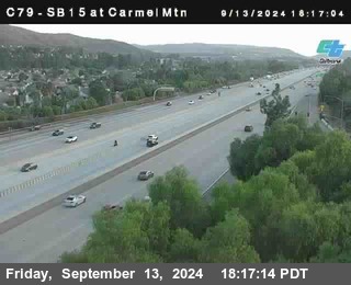 NB 15 at Carmel Mountain Rd.