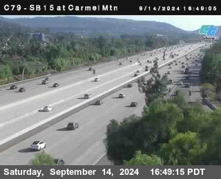 NB 15 at Carmel Mountain Rd.