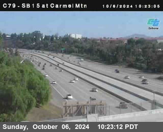 NB 15 at Carmel Mountain Rd.