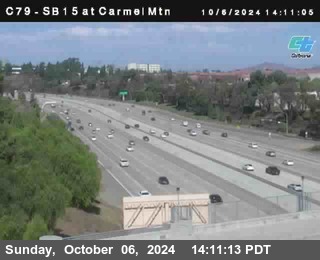 NB 15 at Carmel Mountain Rd.