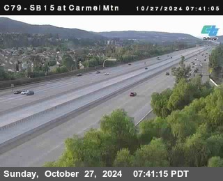 NB 15 at Carmel Mountain Rd.