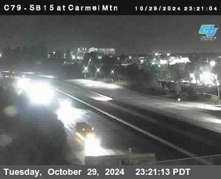 NB 15 at Carmel Mountain Rd.