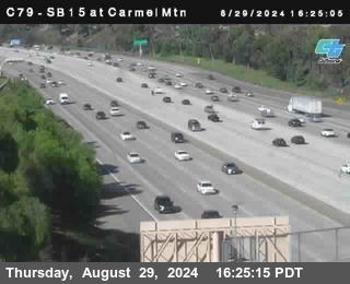 NB 15 at Carmel Mountain Rd.