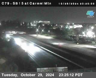 NB 15 at Carmel Mountain Rd.