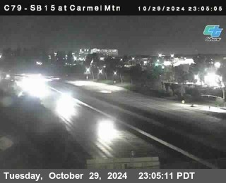 NB 15 at Carmel Mountain Rd.