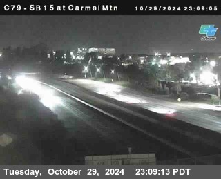 NB 15 at Carmel Mountain Rd.