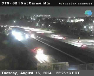 NB 15 at Carmel Mountain Rd.