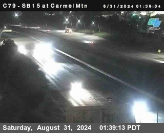 NB 15 at Carmel Mountain Rd.