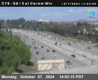 NB 15 at Carmel Mountain Rd.