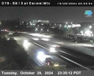 NB 15 at Carmel Mountain Rd.