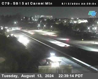 NB 15 at Carmel Mountain Rd.