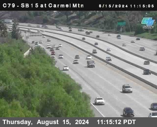 NB 15 at Carmel Mountain Rd.