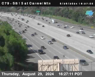 NB 15 at Carmel Mountain Rd.