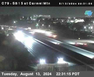 NB 15 at Carmel Mountain Rd.