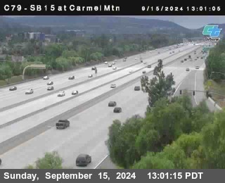 NB 15 at Carmel Mountain Rd.