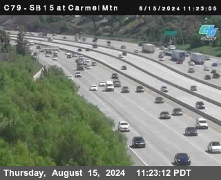 NB 15 at Carmel Mountain Rd.