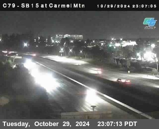 NB 15 at Carmel Mountain Rd.