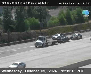 NB 15 at Carmel Mountain Rd.