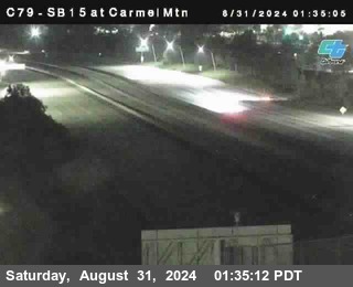 NB 15 at Carmel Mountain Rd.