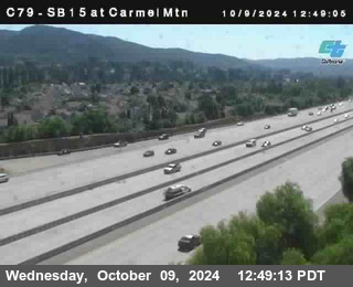 NB 15 at Carmel Mountain Rd.