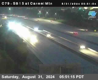 NB 15 at Carmel Mountain Rd.