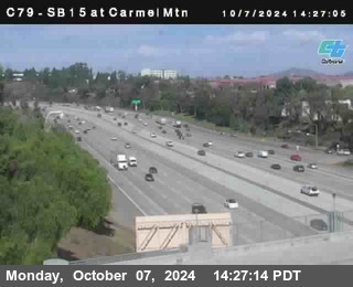 NB 15 at Carmel Mountain Rd.