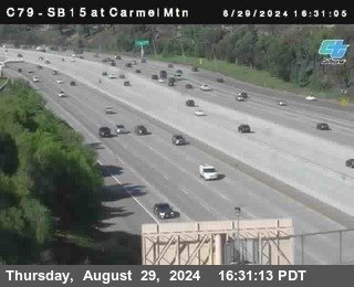 NB 15 at Carmel Mountain Rd.