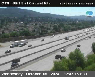 NB 15 at Carmel Mountain Rd.