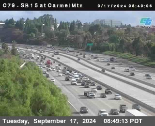 NB 15 at Carmel Mountain Rd.